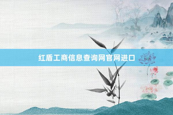 红盾工商信息查询网官网进口